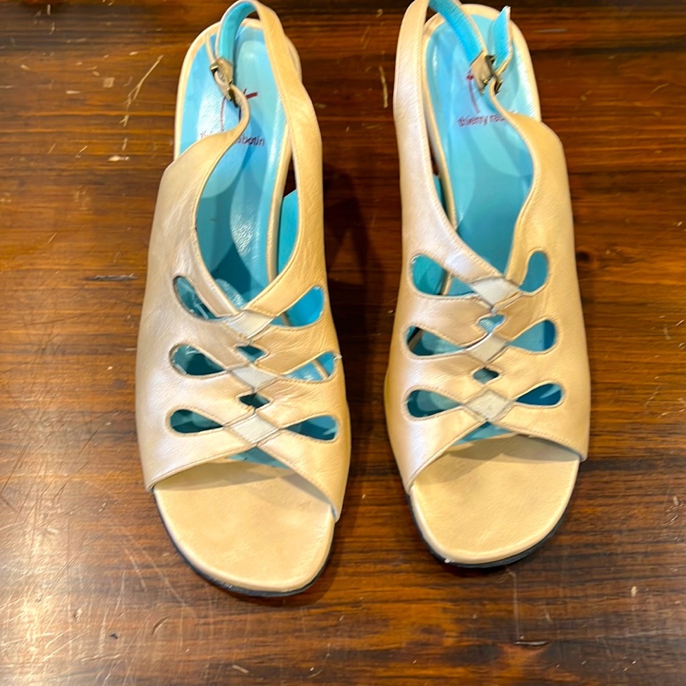 Gold/ Champaign Thierry Rabotin heels